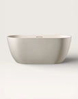 Front view of the Bellastone EQUA Freestanding Bath 1500mm in cream