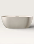 Front view of the Bellastone EQUA Freestanding Bath 1700mm in cream