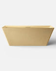 Front view of the Bellastone FORMA Freestanding Bath in caramel