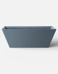 Front view of the Bellastone FORMA Freestanding Bath in blue-grey