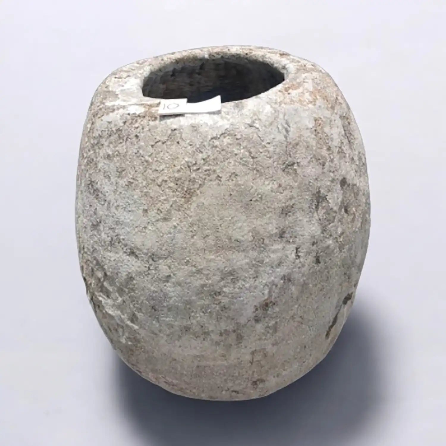 Oversized Antique Javanese Limestone Pot