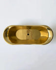 Antique Copper Bath in Nickel Brass, top view