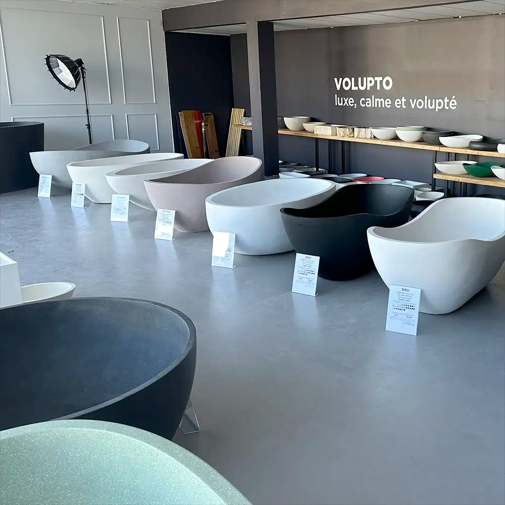 Our VOLUPTO showroom in Caringbah, near Sydney airport.
