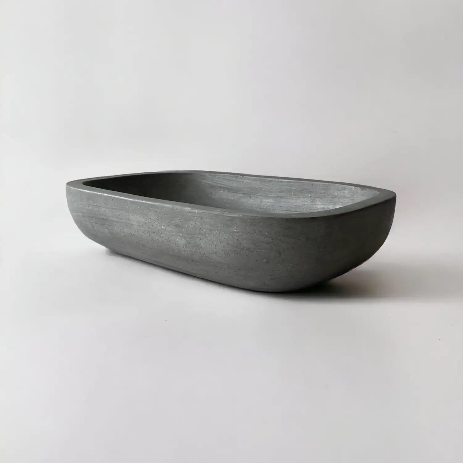 Andrea Stone Basin in Dark Grey