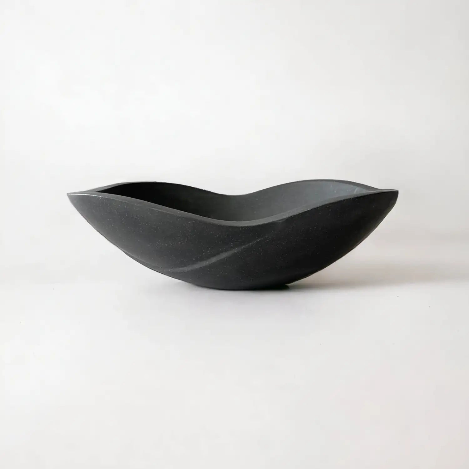 Tulip Stone Basin in Dark Grey