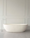 Matte Limestone Colour Freestanding Stone Bath - Renoir Collection