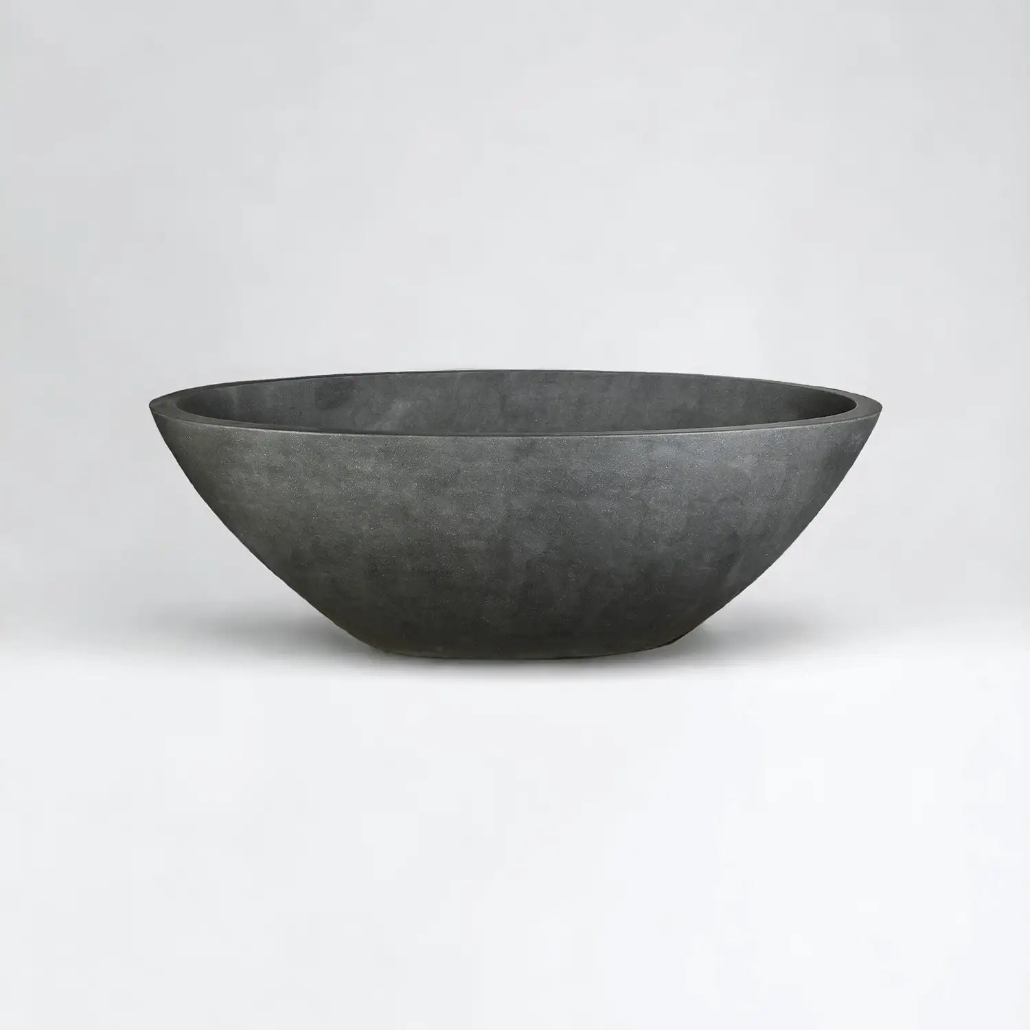 Titian Stone Bath in Dark Grey