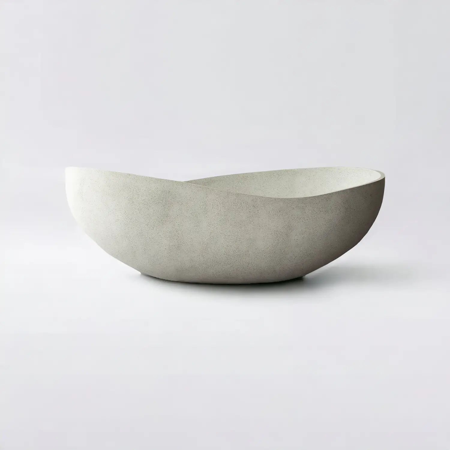 Brancusi Stone Composite Bath in Speck Grey