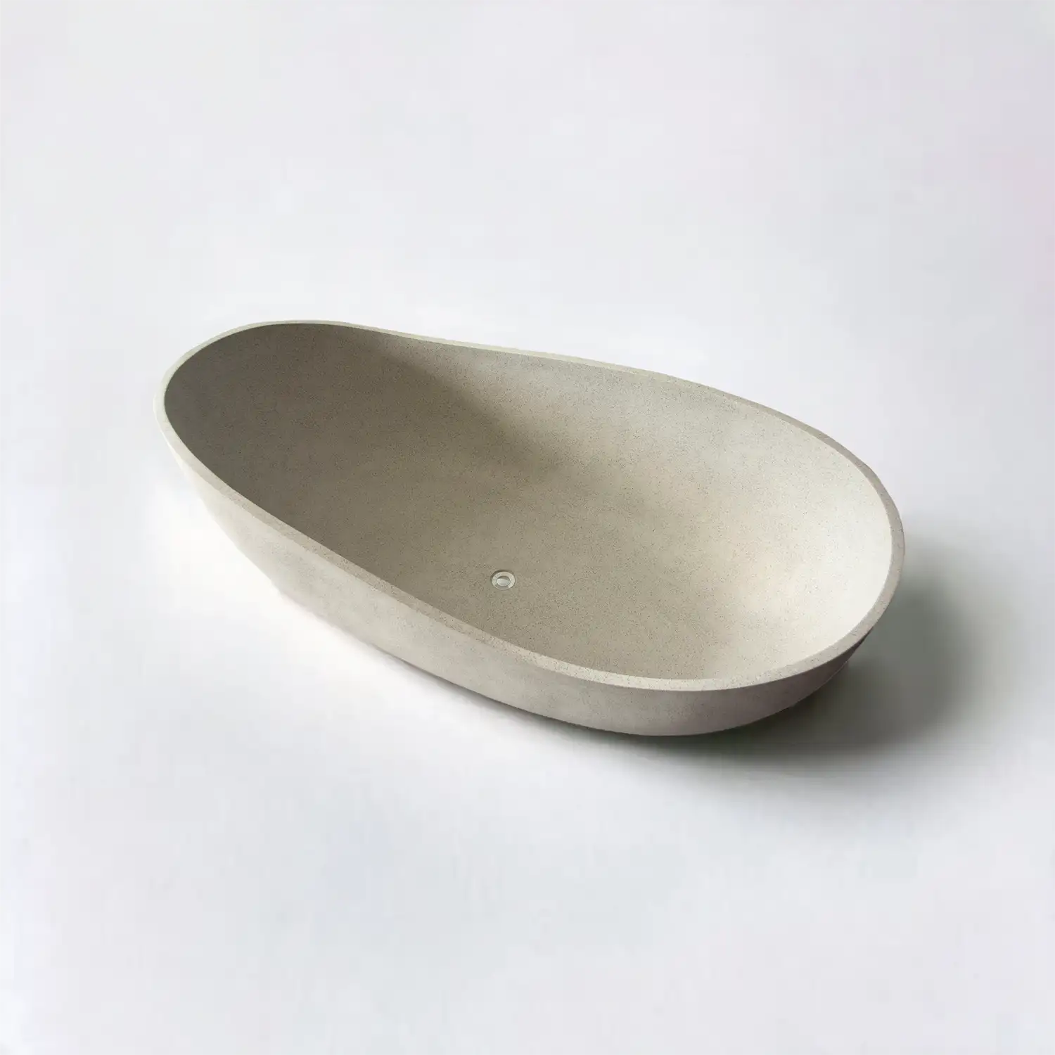Brancusi Bath in Speck Grey