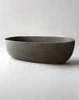 Messina Stone Composite Bath in Dark Grey
