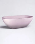 Matte Pink Freestanding Stone Composite Bath - Renoir Collection