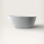 Front view of the Bellastone ARIA Freestanding Bath 1500mm in cream
