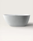 Front view of the Bellastone ARIA Freestanding Bath 1500mm in cream