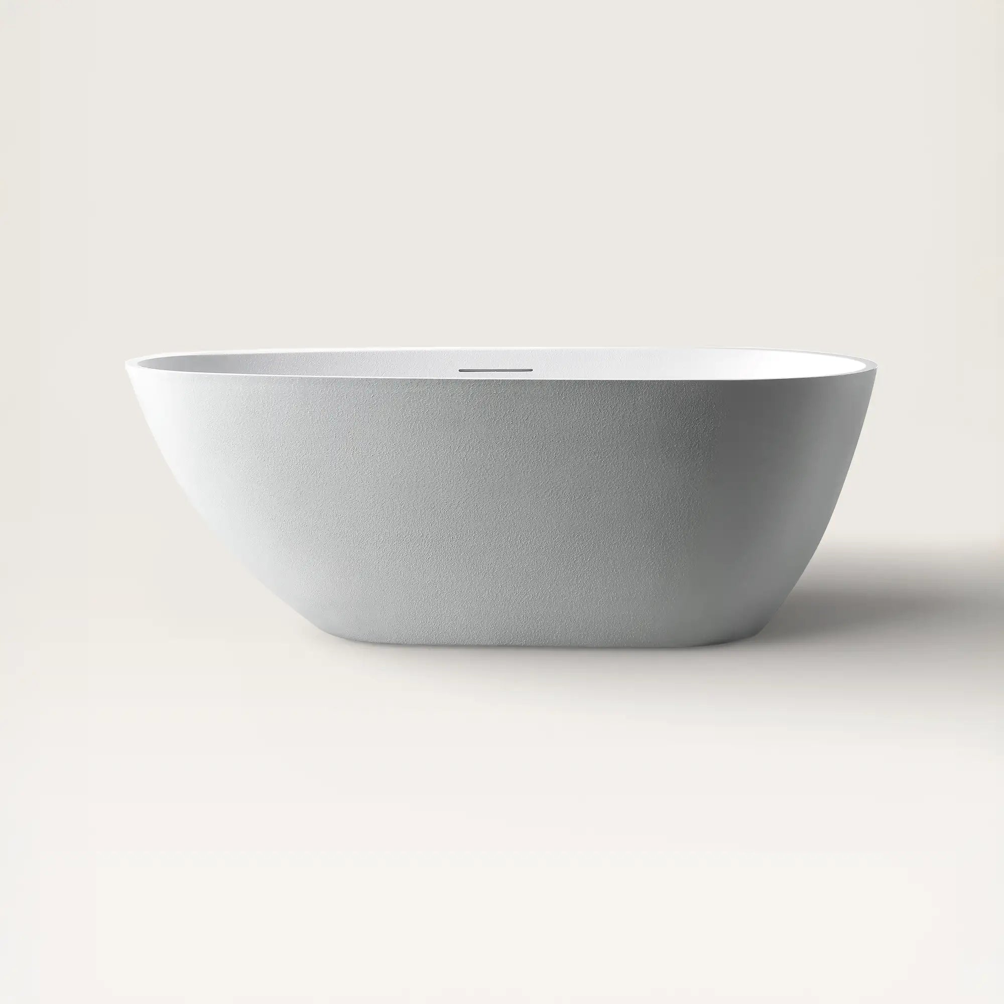 Front view of the Bellastone ARIA Freestanding Bath 1700mm in white