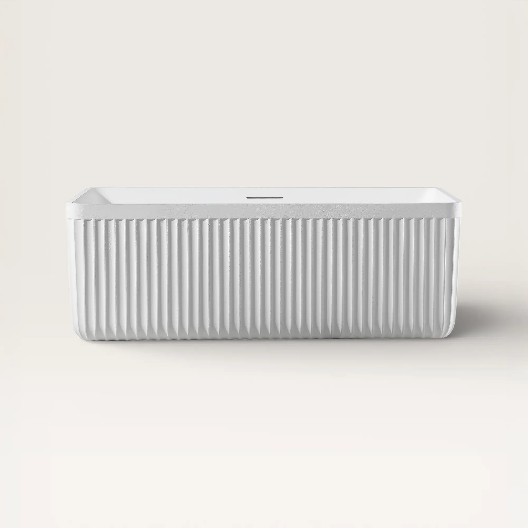 Front view of the Bellastone KOLPA Freestanding Bath in white