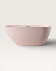 Front view of the Bellastone ARIA Freestanding Bath 1500mm in pink