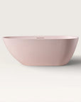 Front view of the Bellastone ARIA Freestanding Bath 1700mm in pink