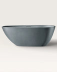 Front view of the Bellastone ARIA Freestanding Bath 1700mm in granite-grey