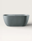 Front view of the Bellastone EQUA Freestanding Bath 1500mm in granite-grey