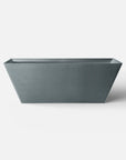 Front view of the Bellastone FORMA Freestanding Bath in granite-grey