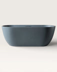 Front view of the Bellastone EQUA Freestanding Bath 1700mm in blue-grey