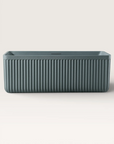 Front view of the Bellastone KOLPA Freestanding Bath in blue-grey