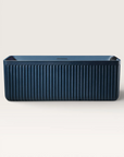 Front view of the Bellastone KOLPA Freestanding Bath in prussian blue