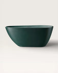 Front view of the Bellastone ARIA Freestanding Bath 1500mm in green