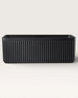 Front view of the Bellastone KOLPA Freestanding Bath in black