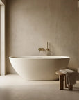 Bellastone Aria 1500mm Freestanding Stone Bath in Cream