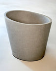 Hokusai 1100mm Freestanding Soaking Stone Composite Bathtub in Medium Grey Terrazzo
