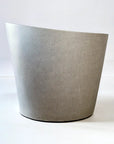 Hokusai 1100mm Freestanding Soaking Stone Composite Bathtub in Medium Grey Terrazzo