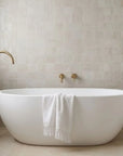 Renoir 1500mm Freestanding Stone Composite Bathtub in White