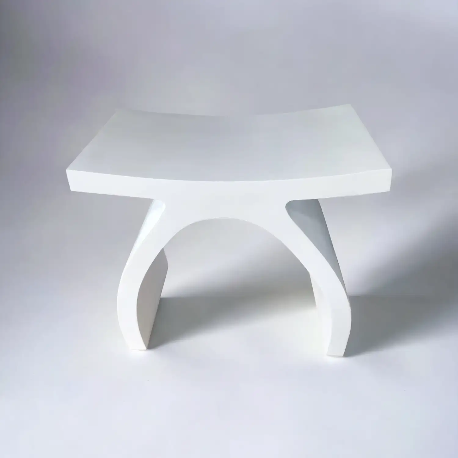 Wishbone – Stone Composite Stool – Volupto